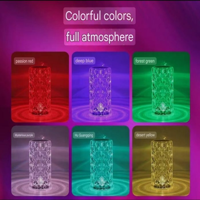 Multiple Color Table Lamp