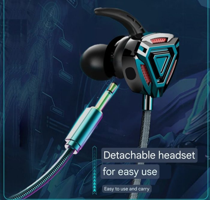 Detachable Wired In-Ear Gaming Headset