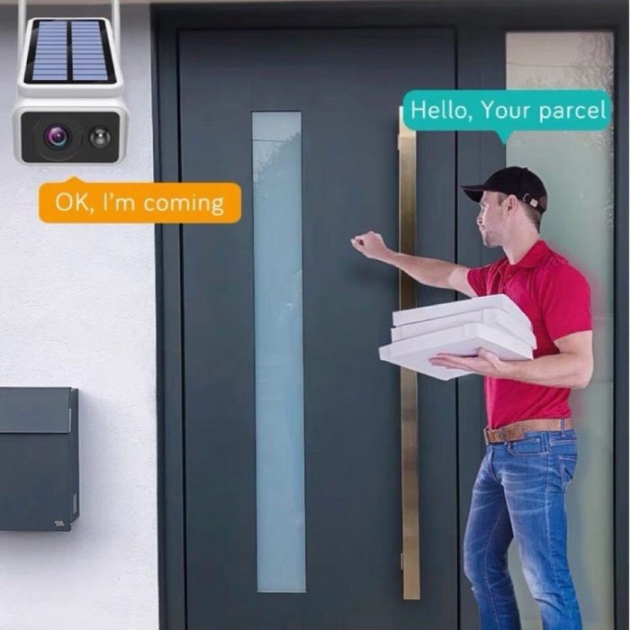 Solar-Powered Wi-Fi Surveillance Camera