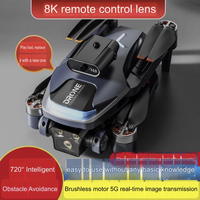 8K Single Camera Foldable Drone