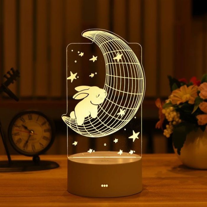 3D LED Illusion Night Lights